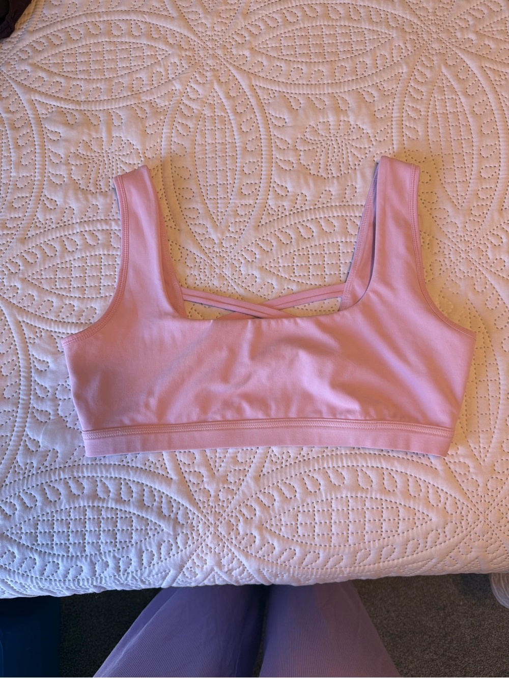 Light Pink Bralette Blogilates L